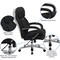 Emma and Oliver 24/7 500 lb. Big & Tall Executive Swivel Ergonomic Office Chair with Loop Arms